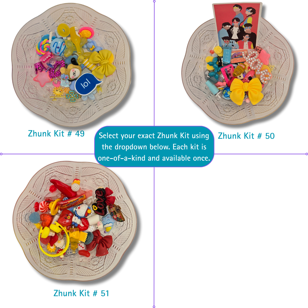 Curated Charm Pack Zhunk Kit (Fully Guided & Ready to Build)