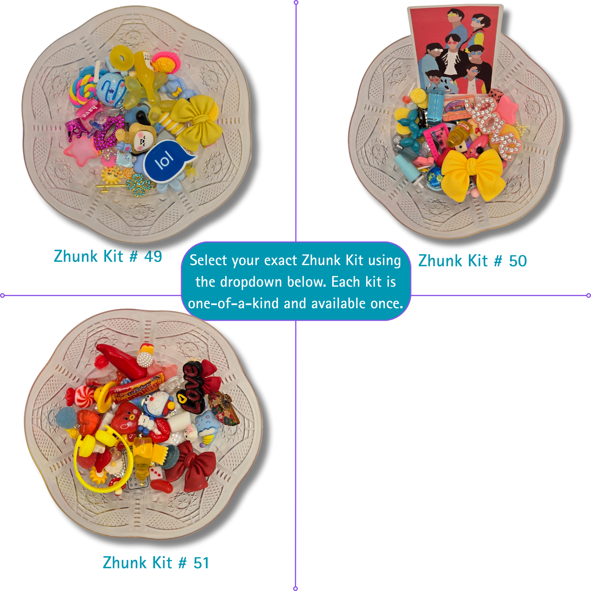 Curated Charm Pack Zhunk Kit (Fully Guided & Ready to Build)