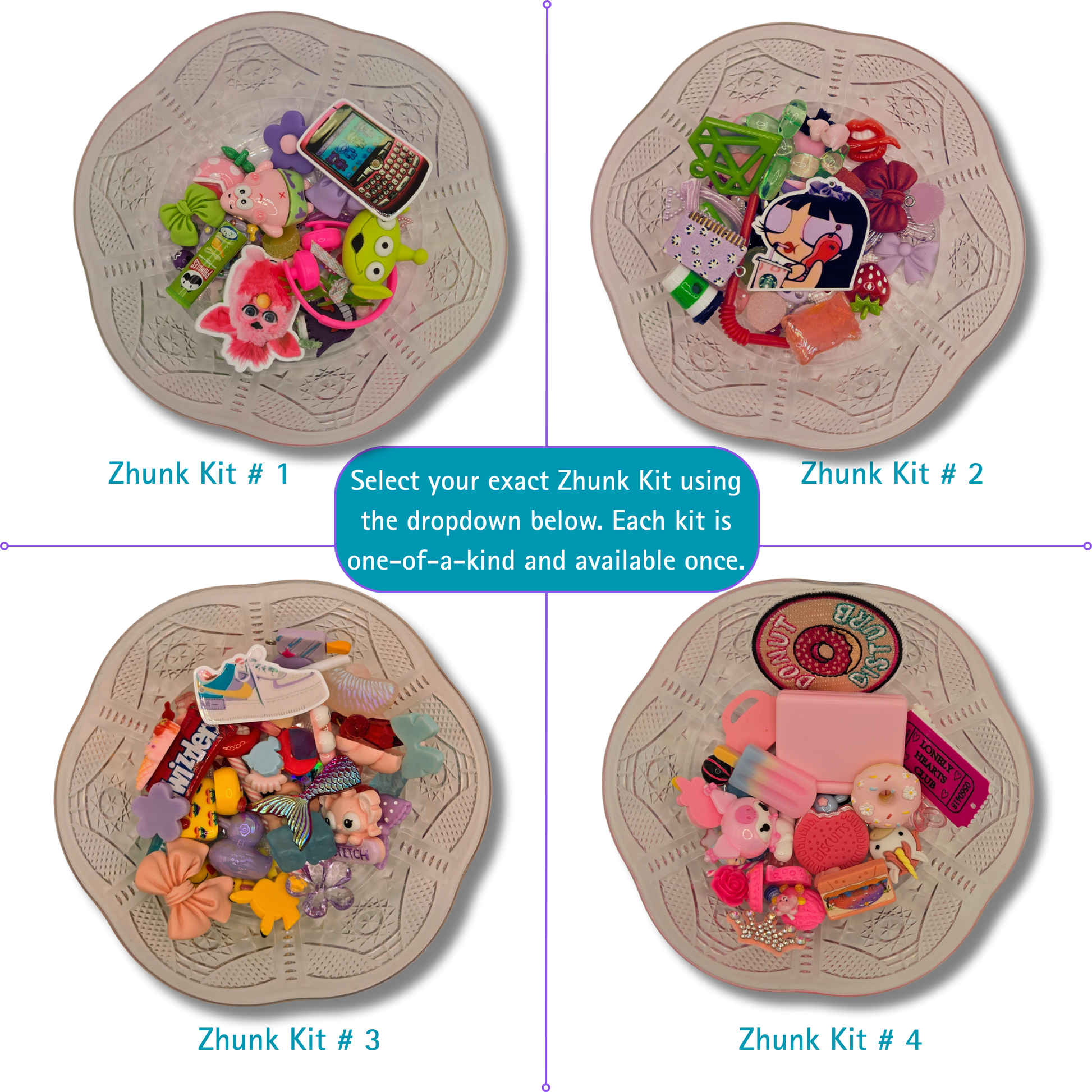 Curated Charm Pack Zhunk Kit (Fully Guided & Ready to Build)