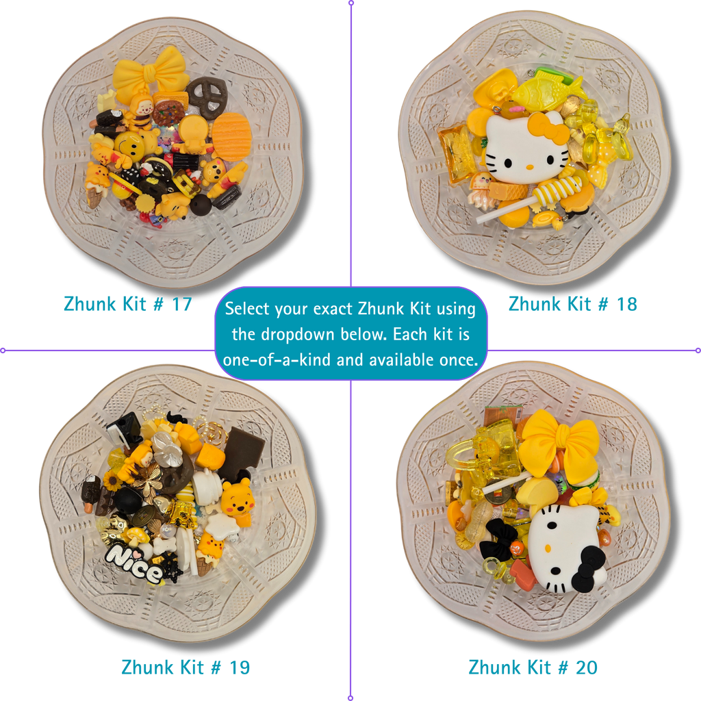 Curated Charm Pack Zhunk Kit (Fully Guided & Ready to Build)