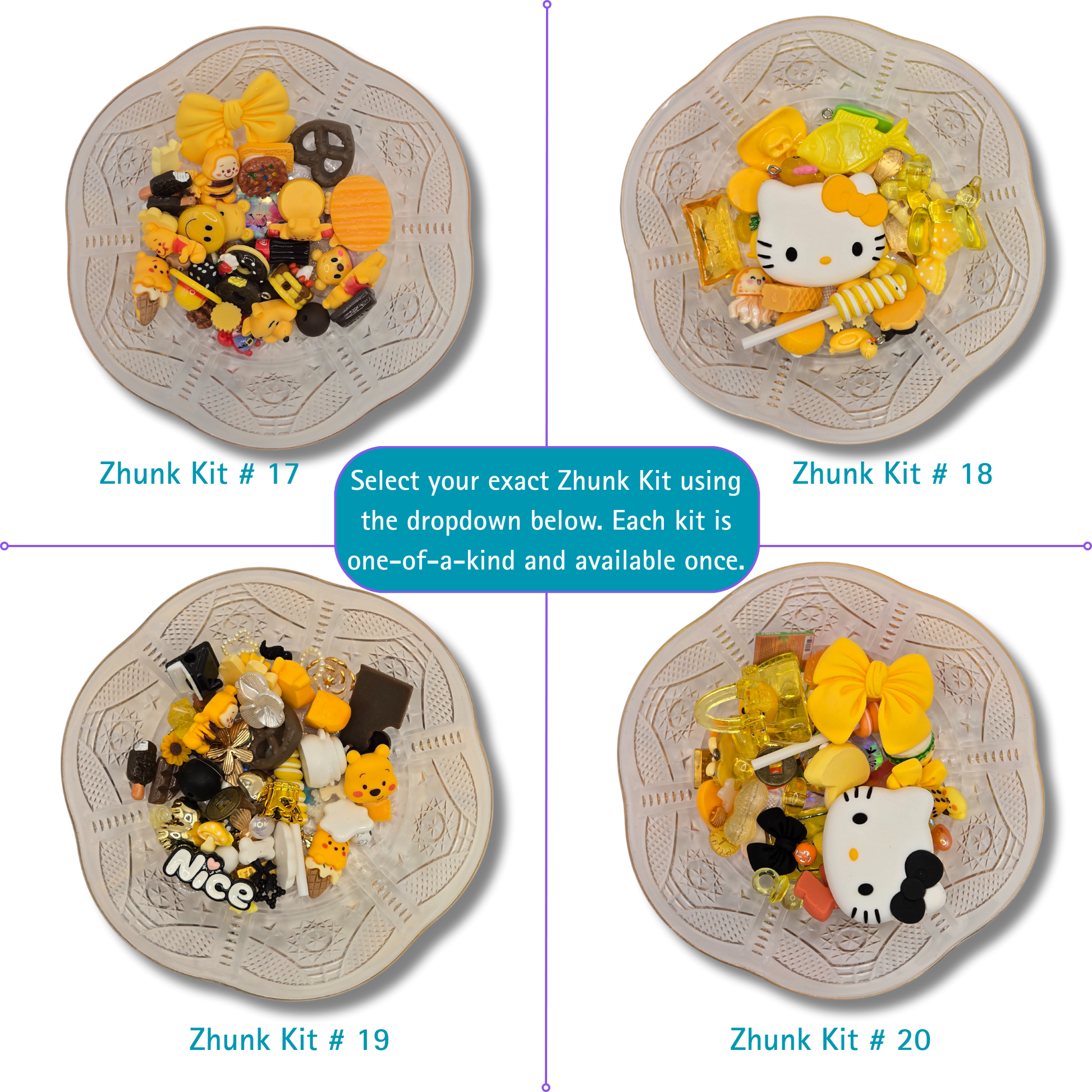 Curated Charm Pack Zhunk Kit (Fully Guided & Ready to Build)