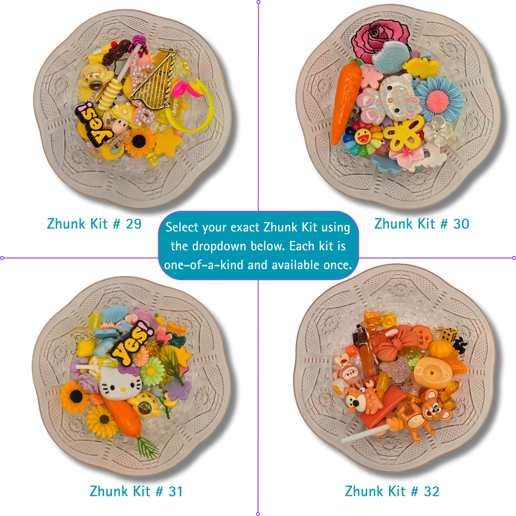 Curated Charm Pack Zhunk Kit (Fully Guided & Ready to Build)