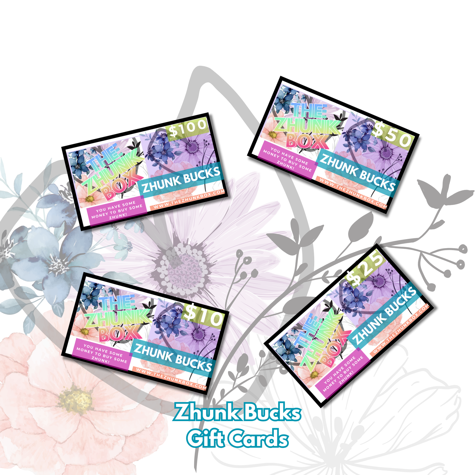 Zhunk Bucks Gift Cards